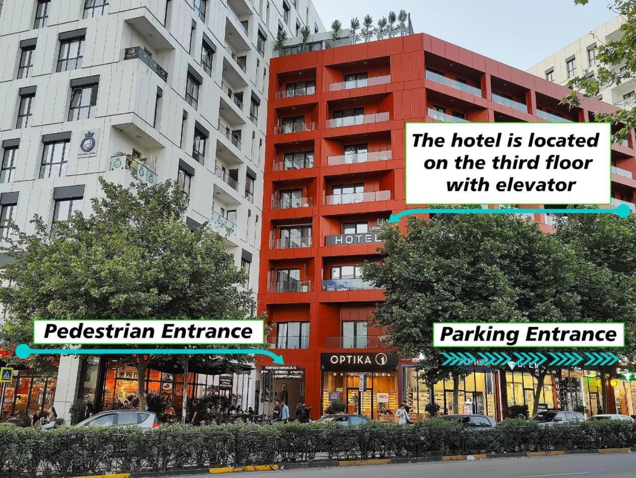Urbanin Apartment & Hotel Tiranë Eksteriør bilde